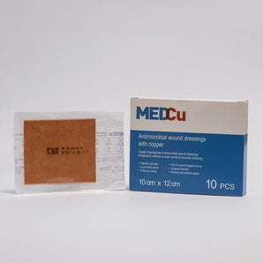 MedCu Antimicrobial Copper Wound Dressing 10cm x 12cm
