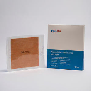 MedCu Antimicrobial Copper Wound Dressing 20cm x 20cm